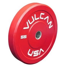 VULCAN 350 lb Bumper Plates Set Blue Yellow Green Black Grey