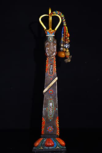 Generic Tibetan Temple Collection Dzi Beads Vajra Phurpa Magic Weapon