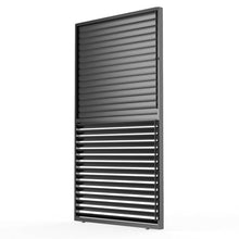 Adjustable Louvered Pergola with Crank-Controlled Roof & Integrated Drainage for Garden Patio, Heavy-Duty Patio Cover with Galvanized Steel Louvers for Backyard Party (1/3 10FT Side)