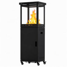 41000 BTU Propane Patio Heater with Stainless Steel & Glass