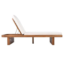 Merax Acacia Wood Chaise Lounge Chair Outdoor Set of 4