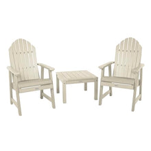 Highwood AD-KITCHDA2-WAE The Adirondack Collection Hamilton Deck Set with Side Table, Whitewash