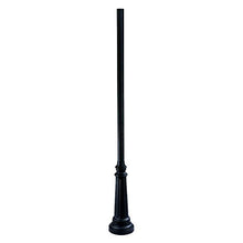 Acclaim Lighting Fluted Outdoor Post Light 8" Matte Black