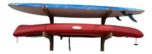Log Kayak Rack Wall Kayak Holder Nutmeg Brown