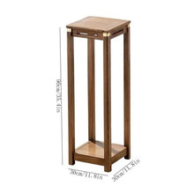 LUYOUBOZHU Vase Stand Wooden Plant Stand Flower Display Holder for Indoor Balcony and Garden Use