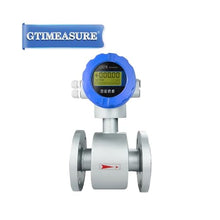 Water Flow Meter, 0.5% High Accuracy Electromagnetic Flow Meter for Juice Milk Beer Sewage Waste Water Electronic Integrated Flow Meter 4-20mA,for Outdoor Garden Hose Watering(DN15)