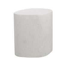 Night Dove Designs End Table, Perch - Oval/Grey, 17" x 18" x 13"