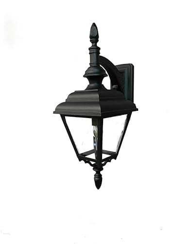 Hanover Lantern | Plymouth Collection | B9953-BLK Outdoor Wall Mounted Fixture | Black Finish