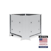 Broil King 803900 90 Corner Cabinet, Stainless Steel