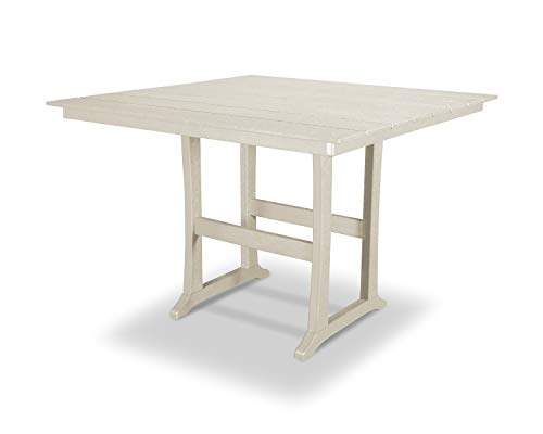 Trex Outdoor Furniture™ Farmhouse Trestle 59" Bar Table in Sand Castle