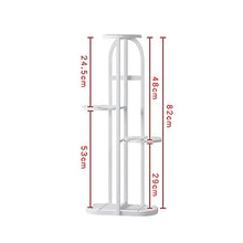 ZOCWJK Plant stand5 Tier Potted Plant Stand Iron Flower Stand Multiple Flower Pot Holder Organizer Display,