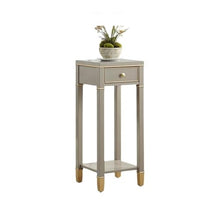 WOAITIANTIAN Vase Stand Modern Light Luxury Decorative Plant Stand, with Drawer Double Wood Display Base(Small)