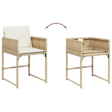 AMBERARD Patio Dining Set Set of 16 Beige Furniture Set