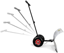 Snow Shovel with Wheels Snow Shovel with Wheels for Driveway Doorway Heavy Duty Metal Snow Pusher with Adjustable Height Angle Rolling Snow Plow for Snow Removal Walkways Patios Snow Pusher