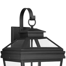 Stratton Street 27" Black Traditional Outdoor Lantern Wall Light Fixture