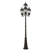 Livex Hamilton 4 Light Outdoor Post Fixture Bronze