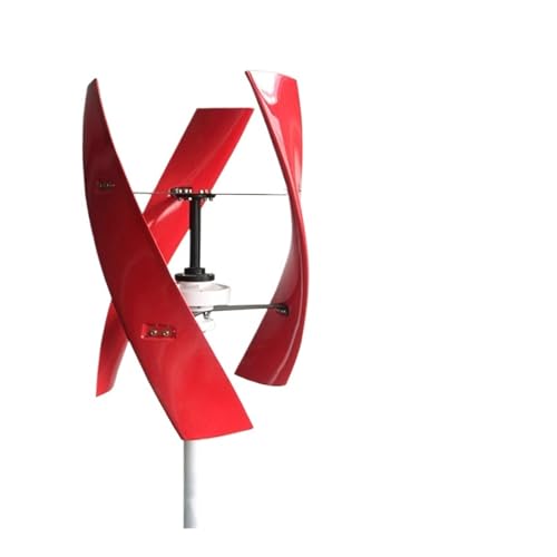 10KW 12V 24V 48V Wind Power Turbine Generator for Home Farm 10000W Vertical Free Energry Electric Windmill Low Wind Speed Starting Wind Turbines(Red,48V_10KW)