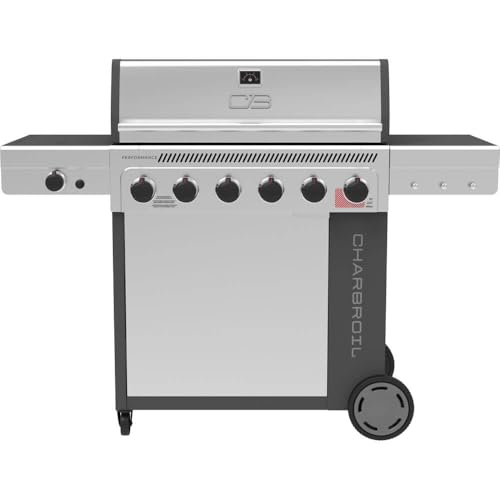 Char-Broil 463286125 Performance Series FlavorMax 6-Burner Gas Grill - Stainless
