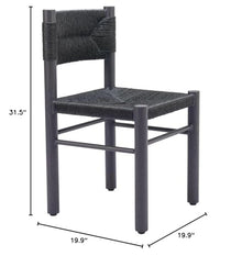 Zuo Iska Dining Chair Black