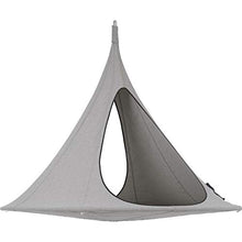 Vivere Cacoon Hanging Songo Chair- Indoor/Outdoor Olefin Canvas- 440 lb Capacity (Moon)