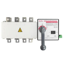 4P 125A AC400V ATS PC Automatic Transfer Switch Electrical Selector Switche Auto or Manual 2 Input 1 Output Uninterrupted Power