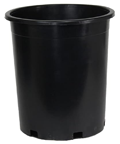 # 5 Black Plastic Nursery Container/Grower Pots (90)