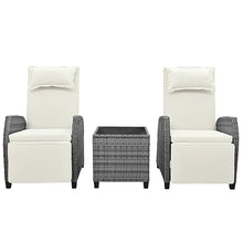 YWMLFZ Outdoor Rattan Set with Coffee Table, Adjustable, Suitable for Patio, Swimming Pool