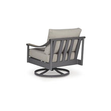 Signature Design by Ashley North Island Outdoor Rocking Chair, 360‑Degree Swivel Lounge Seating with Powder‑Coated Aluminum Frame and UV‑Resistant Nuvella® Fabric for Patio or Porch, Gray