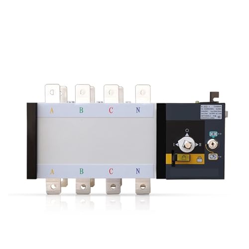 TJIORUO TGLD-400/4P Dual Power Automatic Transfer Switch 350A 315A Three-Phase Four-Wire PC Level 400A(TGLD-400/4350APCclass)