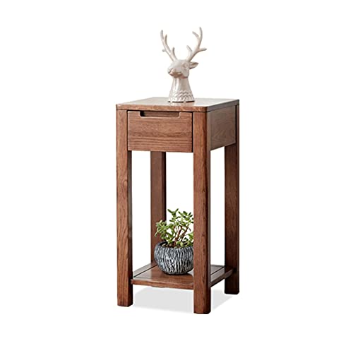 Wooden Plant Display Stand Modern Plant Stands for Indoor Plants Indoor Plant Stand Fits Plant Pots Home Decoration Garden Plant Stand Display Stand (Size : Small) ()
