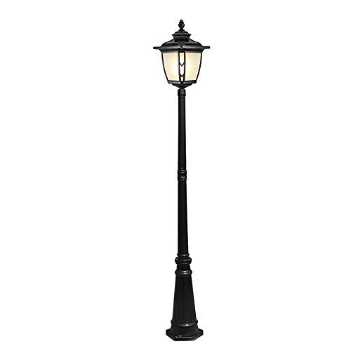 Lights Outdoor Courtyard Lantern Outdoor High Pole Landscape Lighting Fixture European Simple Outdoor Waterproof Road Light Villa Community Lawn Floor Light Rustic Aluminum Pastoral Patio Street Light