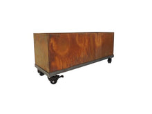 Nice Corten Trough Planter on Casters