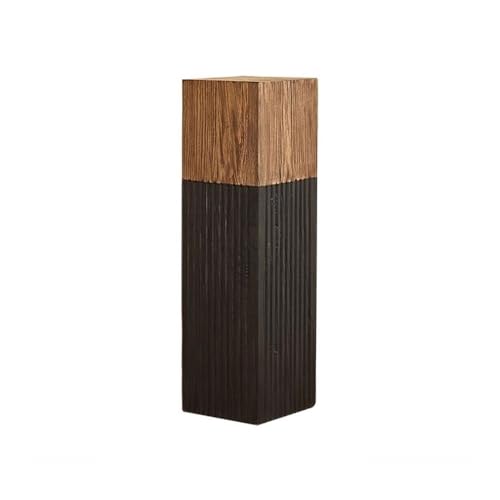 WOAITIANTIAN Vase Stand Floor Standing Corner Wooden Pier Decorative Base, Indoor Living Room Wood Flower Stand(Large)