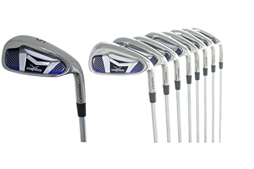 AGXGOLF Men's Right Hand Regular Flex Tour Irons Set with Graphite Shafts USA Built