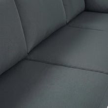 Outdoor Escape Gray Fabric Outdoor Patio Modular Sectional, Cushioned Seat and Back, Weather-Resistant Upholstery, Comfortable Outdoor Living