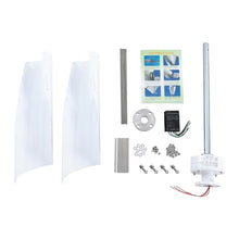 HUIZHITENGDA 220v, 16000W Portable Verticalwind Power,2M/S Wind Speed Starting Wind Power Generator with Charge Controller for Farm, Highway, Mountainous Areas