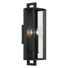 Kichler Kroft 2-Light Textured Black Outdoor Wall Light