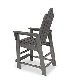 POLYWOOD® Long Island Counter Chair in Lime