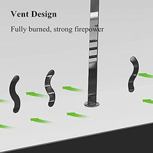 NEWCES Safety Certification BBQ Grill Charcoal Barbecue Grill w/Storage Bag Folding Portable Smoker Grill Stainless Steel Barbeque Grill for Grills & Outdoor Cooking