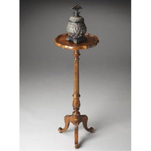 Home Square Pedestal Plant Stand in Vintage Oak - Set of 2