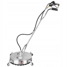 Rosfix SteelSpin 21 High Pressure Brush 53 cm - 3200 PSI, 2 Rotary Nozzles, 3/8 Inch Connection, Stainless Steel | Compatible Replacement for T-Racer Type Accessories | Outdoor Floor Cleaning