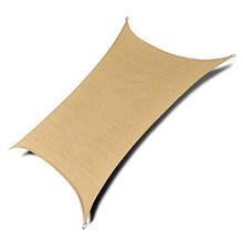 Tarps,Shading Net Outdoor Garden Courtyard Party Sun Protection Awning 95% Rectangular Sand Ventilation Sand 4.0M X 5.0M Rectangle Shade Sail/Yellow/1X2M (Yellow 5X6M)
