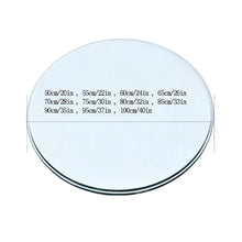 BTBZGFGNYU 20-40inch Round Glass Table Top Thick Tempered Glass Tabletop Protector Transparent Circle Tabletop for Dining Table, Coffee Table(90cm/35in)
