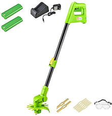 String Trimmer Electric Lawn Mower Household Small Handheld Weeder Multifunctional Garden 12v/2.0ah 4.0ah Battery 13500 RPM Farm Pruning Equipment 1 Battery and Quick Charger Included (4.0ah Battery*1