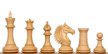 The Chess Store Copenhagen Staunton Chess Set Ebony & Boxwood with Elm Burl & Erable Board 4.5" King