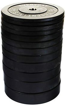BalanceFrom Olympic Bumper Plate Set Black