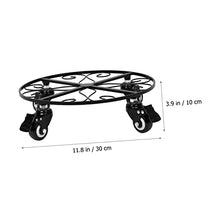 YYBOES Plant Pot Stand with Wheels Flowerpot Dolly Flowerpot Stand with Caster Indoor Plant Dolly Rolling Plant Stand Plant Base with Wheels Rolling Plant Tray Movable Plant Stand