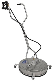 Sealey 24" Pressure Washer Surface Cleaner with Dual Handle, 4 Wheels & Rotating Spray Bar - Stainless Steel – PWAK24