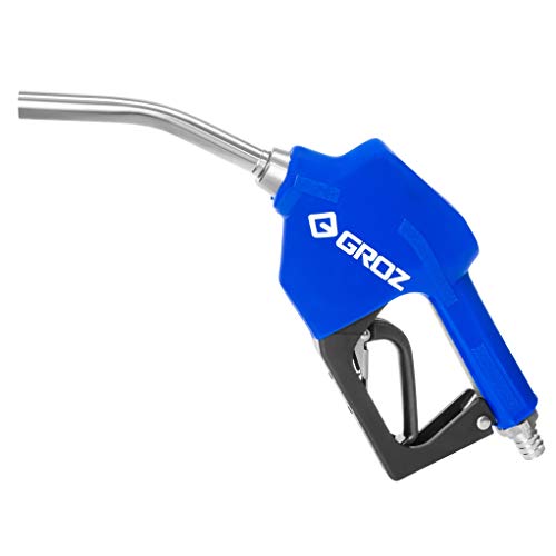 Groz 45567 Automatic Shut-off DEF Nozzle, Stainless Steel, with Swivel