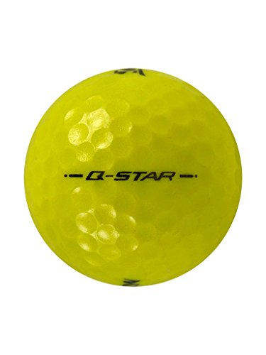 Srixon Q-Star Yellow Golf Balls Green Yellow